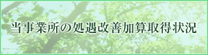 当事業所の処遇改善加算取得状況